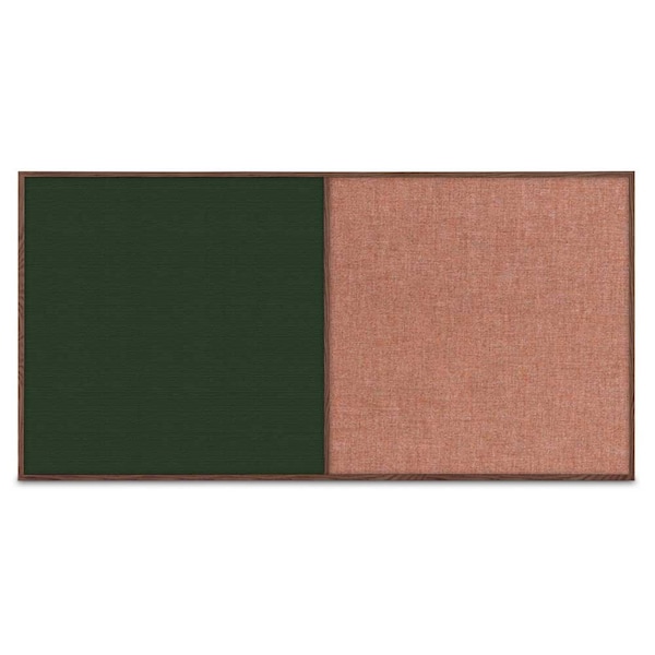 Enclosed Corkboard, 3 Door, 96"x48", 4" Fra